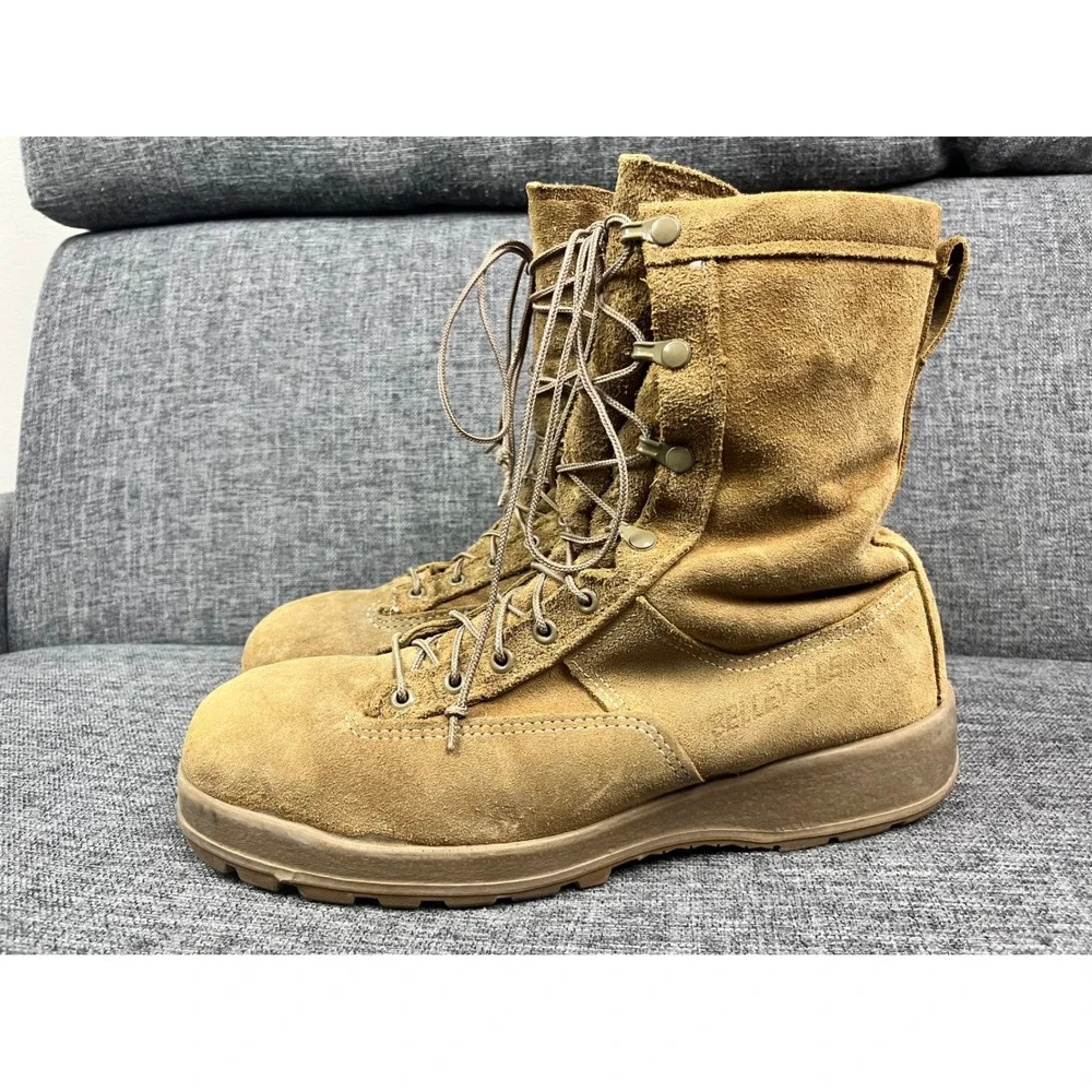 Belleville C775ST Mens 12.5 R Gore-Tex 600g Insulated Steel Toe Combat Boots Tan